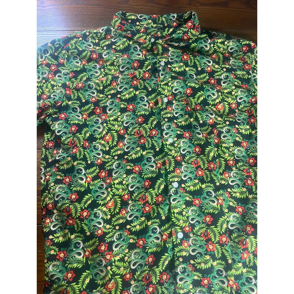 Dragonball Z Hawaiian Shirt Men's S Toei Animation Short Sleeve Button Up AOP